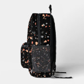 Modernes geometrisches Terrazzo Bedruckter Rucksack (Rechts)