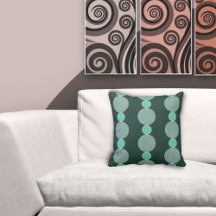 Modernes geometrisches Turquoise-Muster