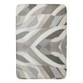 Modernes geometrisches Wave Gemustert Badematte (Vorderseite Vertikal)