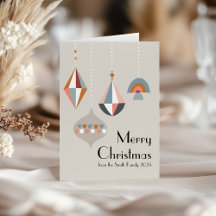 Modernes geometrisches Weihnachten