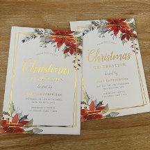 Modernes geometrisches Weihnachtsfest - Party Gold