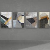 Modernes geometrisches Zeichnend Wall-Art-Set Grap Bilderwand Sets