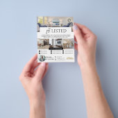 Modernes, gerade aufgeführtes reales Anwesen Flyer (Gruppe)