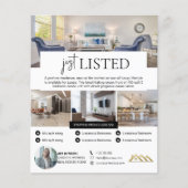 Modernes, gerade aufgeführtes reales Anwesen Flyer (Vorne)