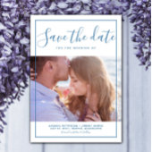 Modernes Gerahmtes Foto Save the Date einladen | B
