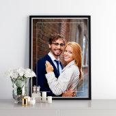 Modernes Gerahmtes Monogramm Poster