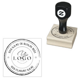 MODERNES GESCHÄFT | Custom Business Logo Company Gummistempel