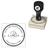 MODERNES GESCHÄFT | Custom elegante Business Logo Gummistempel (Stempel)