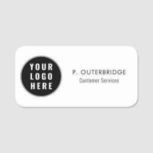 Modernes Geschäft-Logo Corporate Custom Namensschild
