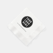 Modernes Geschäft-Logo Mitarbeiter Papier Serviette (Ecke)