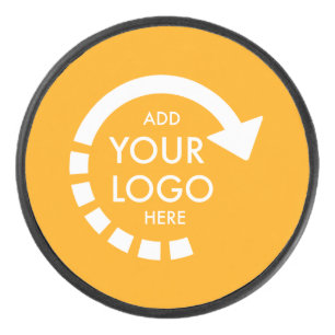 Modernes Geschäft mit benutzerdefinierten Logos    Eishockey Puck