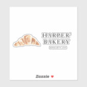 Modernes Geschäft mit Beruflichen Logos für Bäcker Aufkleber (Blatt)