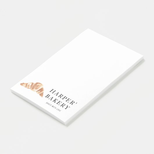 Modernes Geschäft mit Beruflichen Logos für Bäcker Post-it Klebezettel (angewinkelt)