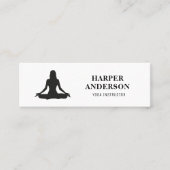 Modernes Geschäft mit Beruflichen Logos für Yoga-I Mini Visitenkarte (Vorderseite)