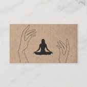 Modernes Geschäft mit Beruflichen Logos für Yoga-I Visitenkarte (Vorderseite)