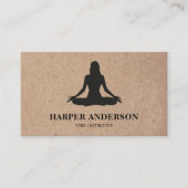 Modernes Geschäft mit Beruflichen Logos für Yoga-I Visitenkarte (Vorderseite)