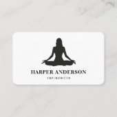 Modernes Geschäft mit Beruflichen Logos für Yoga-I Visitenkarte (Vorderseite)