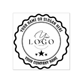 MODERNES GESCHÄFT | Personalisiertes Firmenlogo Gummistempel