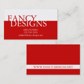 Modernes Geschäft Visitenkarte (Vorne/Hinten)