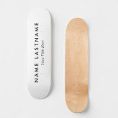 Modernes geschäftliches Werbelogo Skateboard (Vorderseite)