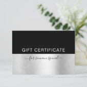 MODERNES GESCHÄFTSBESCHEINIGUNG (Stehend Vorderseite)