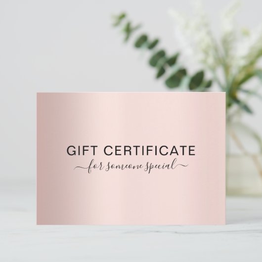 MODERNES GESCHÄFTSBESCHEINIGUNG (Stehend Vorderseite)