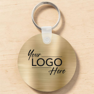 Modernes Geschäftslogo Gold Schlüsselanhänger
