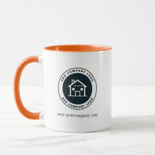 Modernes Geschäftslogo Minimalistisches Benutzerde Tasse