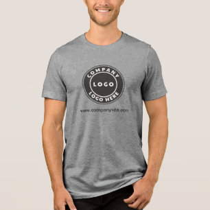 Modernes Geschäftslogo und benutzerdefinierte Webs Tri-Blend Shirt