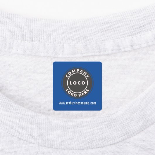 Modernes Geschäftslogo und Firmenwebsite Etiketten (Befestigt)