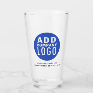 Modernes Geschäftslogo und Name Glas