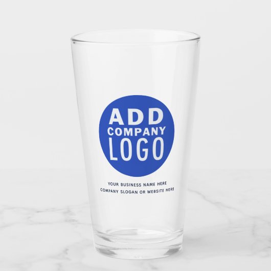 Modernes Geschäftslogo und Name Glas (Vorderseite)