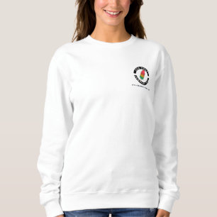 Modernes Geschäftslogo und Website-Mitarbeiter Sweatshirt