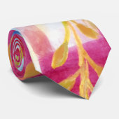 Modernes Geschäftsmodell Abstrac Blue Pink Waterco Krawatte (Gerollt)