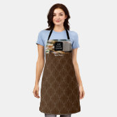 Modernes Geschäftsmodell Foto Brown Schürze (Getragen)