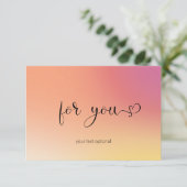 MODERNES GESCHÄFTSZEUGNIS (Stehend Vorderseite)