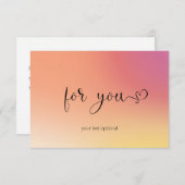 MODERNES GESCHÄFTSZEUGNIS (Vorne/Hinten)