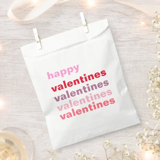Modernes Geschenk des Happy Valentines Geschenktütchen (Ausgeschnitten)