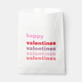 Modernes Geschenk des Happy Valentines Geschenktütchen (Vorderseite)