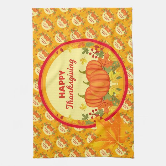 Modernes Geschenk Erntedank Beste Geschirrtuch (Vertikal)