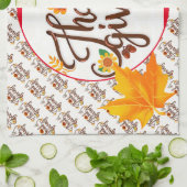 Modernes Geschenk Erntedank Beste Geschirrtuch (Gefaltet)