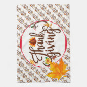 Modernes Geschenk Erntedank Beste Geschirrtuch (Vertikal)