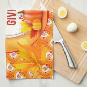 Modernes Geschenk Erntedank Beste Geschirrtuch (Viertel Falte)