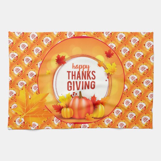 Modernes Geschenk Erntedank Beste Geschirrtuch (Horizontal)