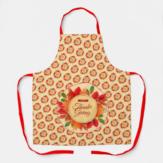 Modernes Geschenk Erntedank Beste Schürze (Vorderseite)