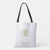 Modernes Geschenk für den Kunden von Realtor Tasche (Rückseite)