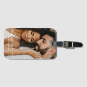 Modernes Geschenk für endlose Liebe Personalisiert Gepäckanhänger (Vorderseite (Horizontal))