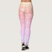 Modernes Geschenk für Glitzer Glitzern Leggings (Rückseite)