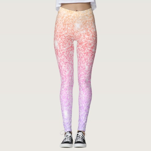 Modernes Geschenk für Glitzer Glitzern Leggings (Vorderseite)