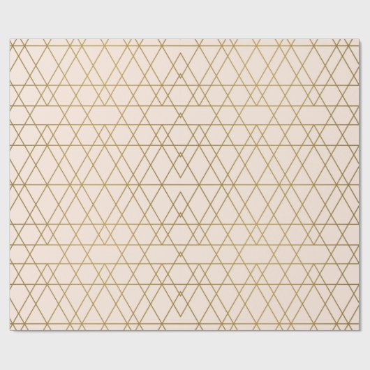 Modernes Geschenk für Goldröne Feiertage Geschenkpapier (Flach)